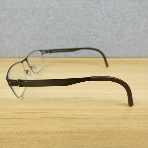 OVVO OPTICS 2880 C447 BROWN GUNMETAL AUTHENTIC FRAMES EYEGLASSES 52-18-140 - Picture 6 of 11